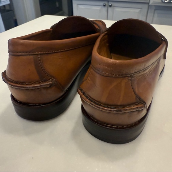 POLO RALPH LAUREN Alston Mens Penny Loafers Brown Size 7 D NEW See Description - Picture 7 of 12